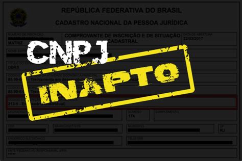 cnpj inapto - certidão fgts cnpj